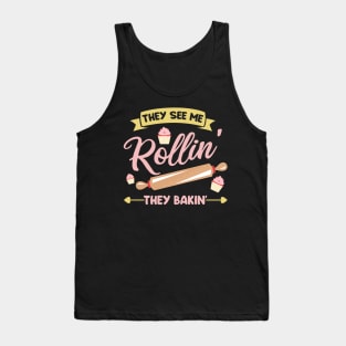 Baker Baking Lover Pastry Chef Tank Top